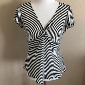 New York & Company Striped Blouse
